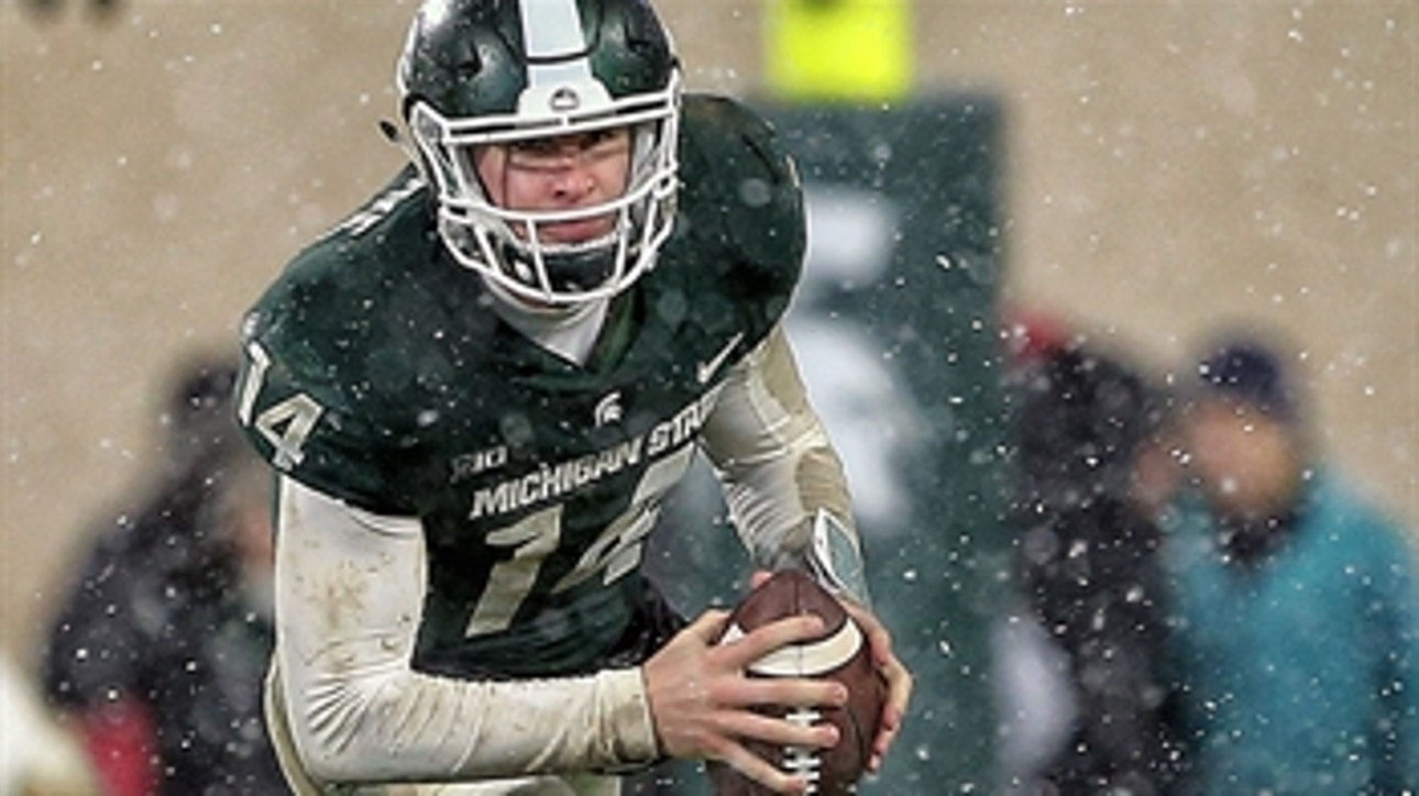 Brian Lewerke and the No. 17 Michigan State Spartans brave the elements to down the Terps 17-7