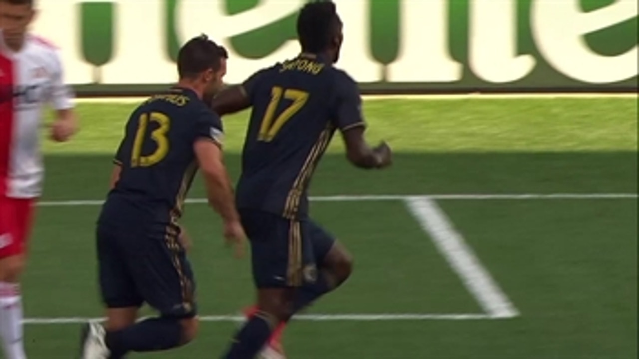 C.J. Sapong converts penalty for Union ' 2017 MLS Highlights