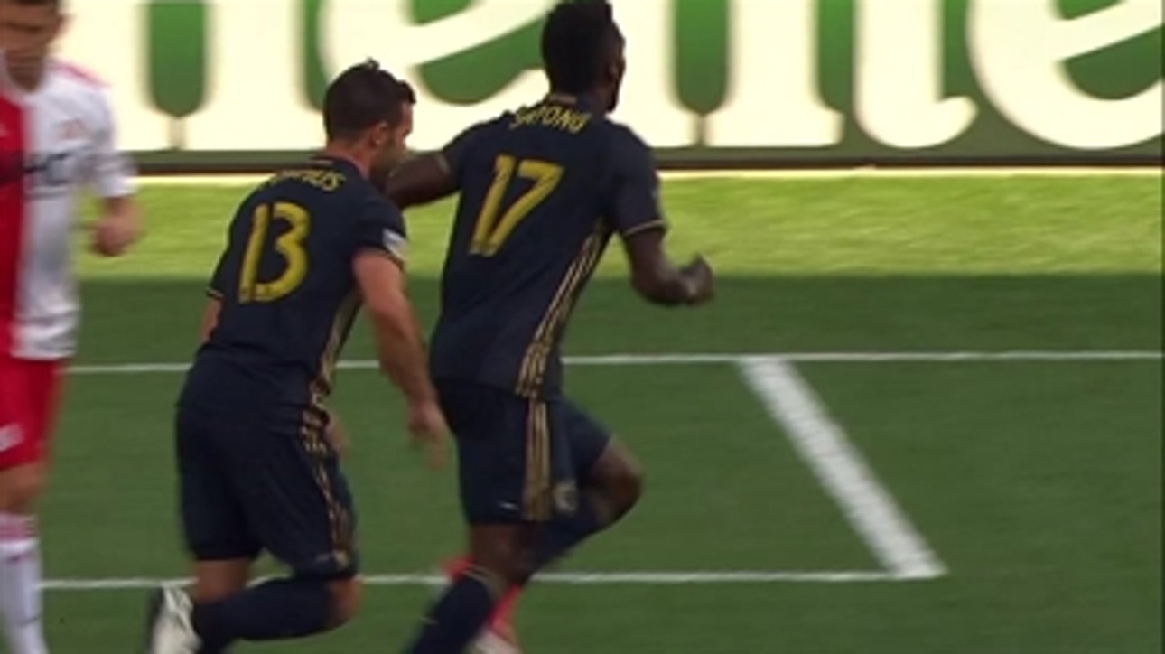 C.J. Sapong converts penalty for Union ' 2017 MLS Highlights