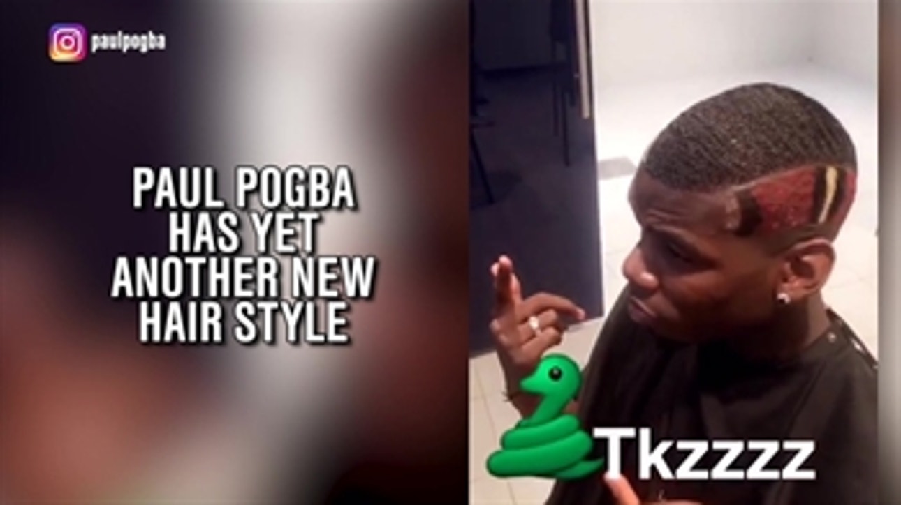 Paul Pogba changed his hair style again