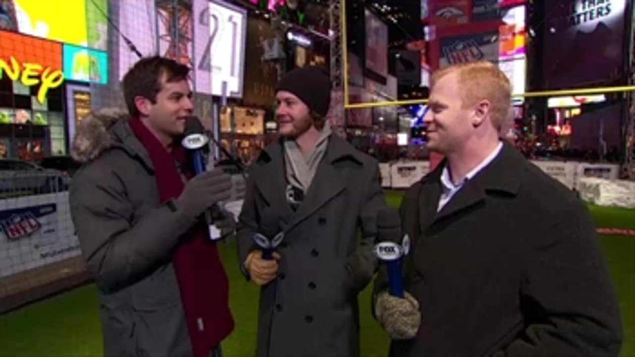 Michael Kosta and special guests in Times Square