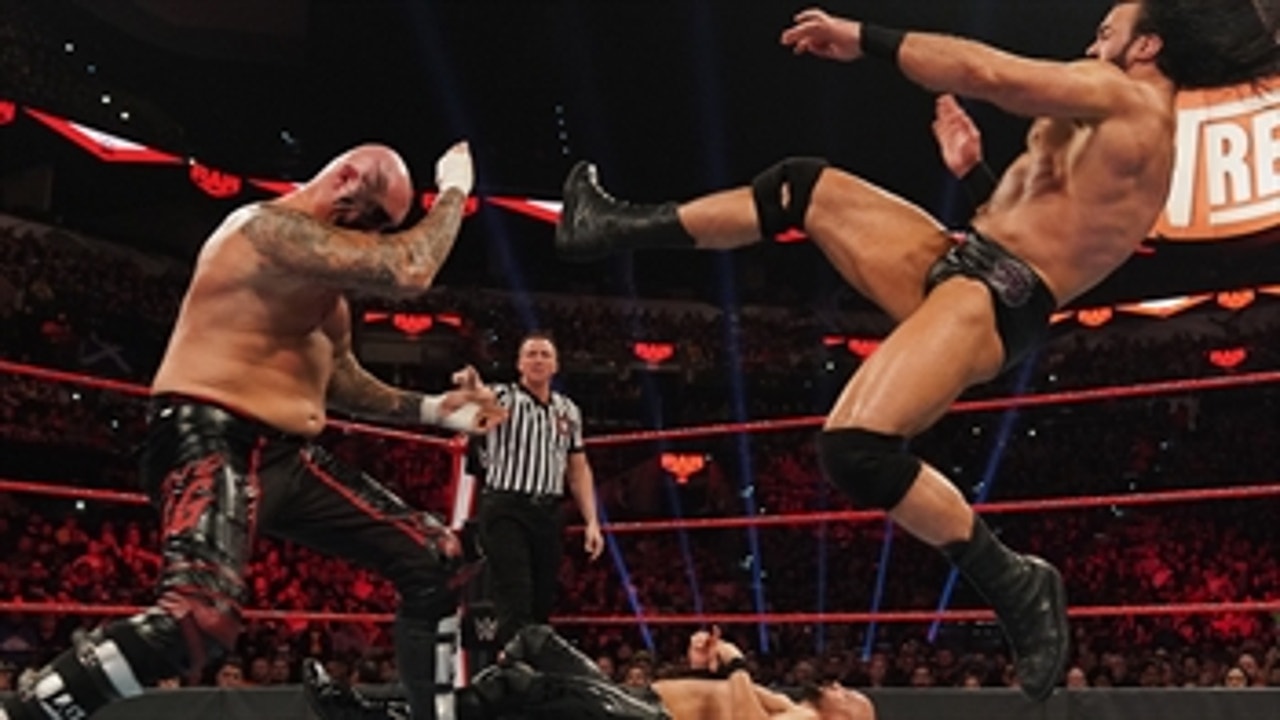 Drew McIntyre vs. Luke Gallows & Karl Anderson - 2-on-1 Handicap Match: Raw, Jan. 27, 2020
