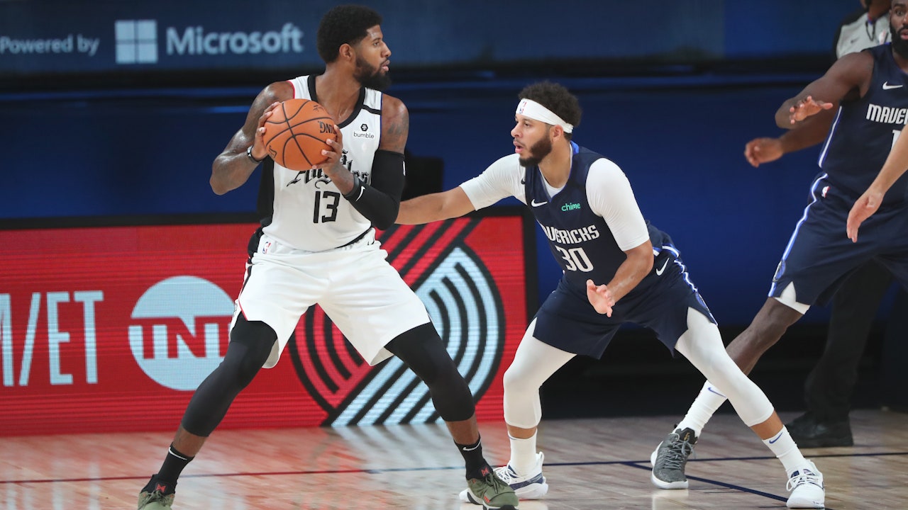 Chris Broussard on Paul George's impact on Clippers vs Mavericks playoff series; LA can win RD 1