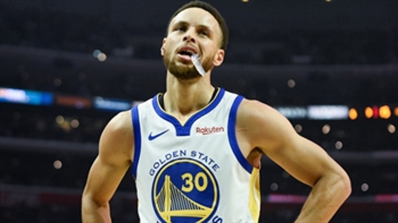 Nick Wright is concerned about Stephen Curry's shooting struggles vs the Rockets