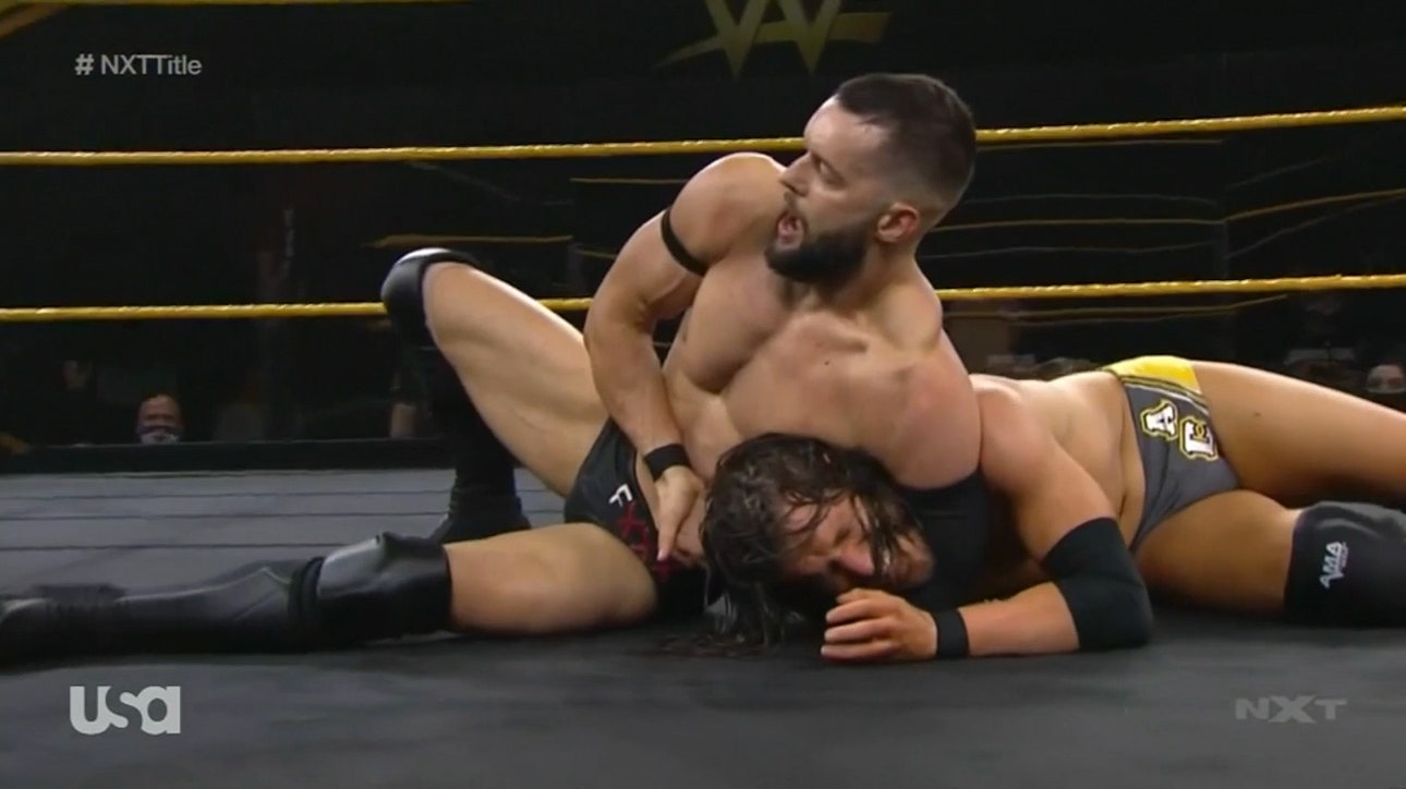 Finn Bálor & Adam Cole go one-on-one for the vacant NXT Championship title