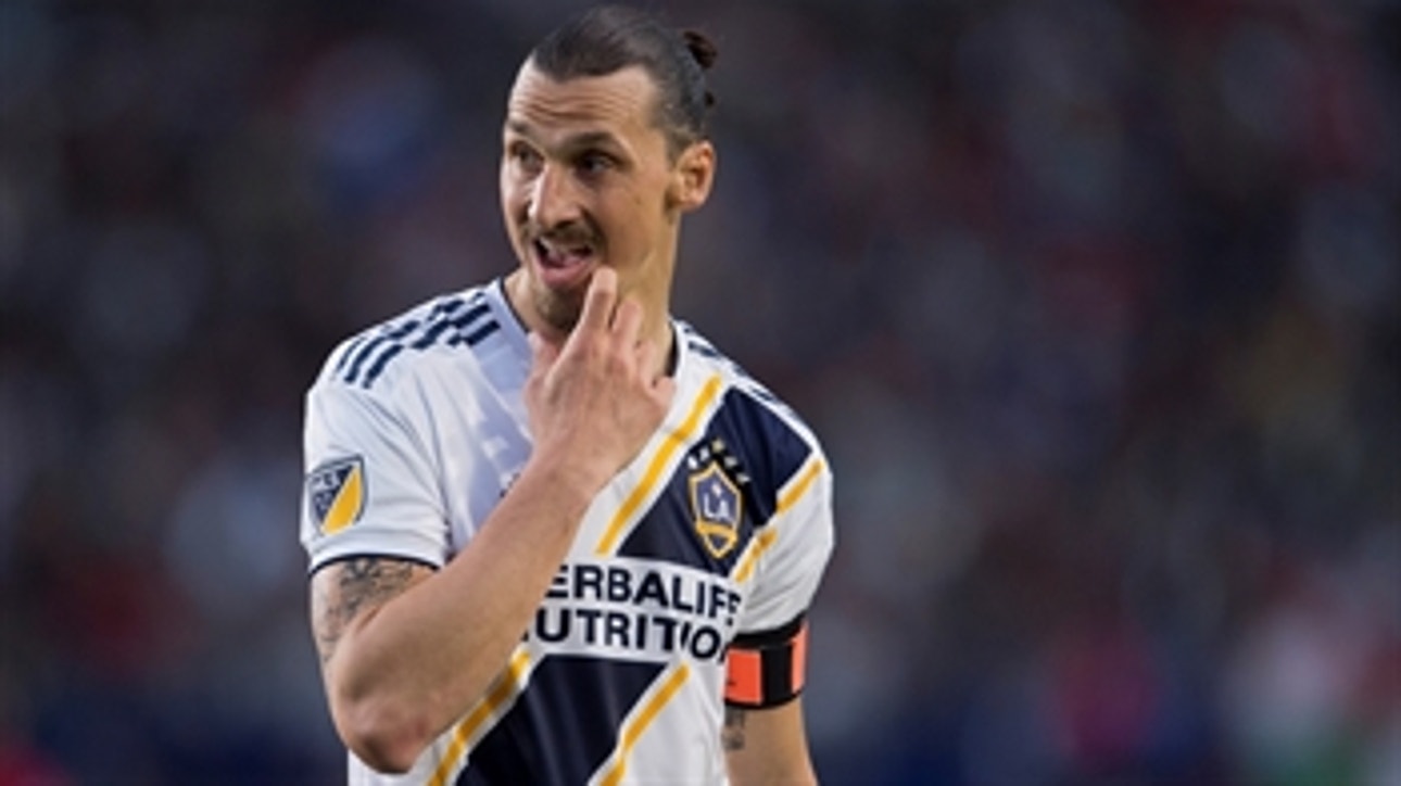 Zlatan Ibrahimovic heads in a goal vs. Chicago Fire ' 2019 MLS Highlights