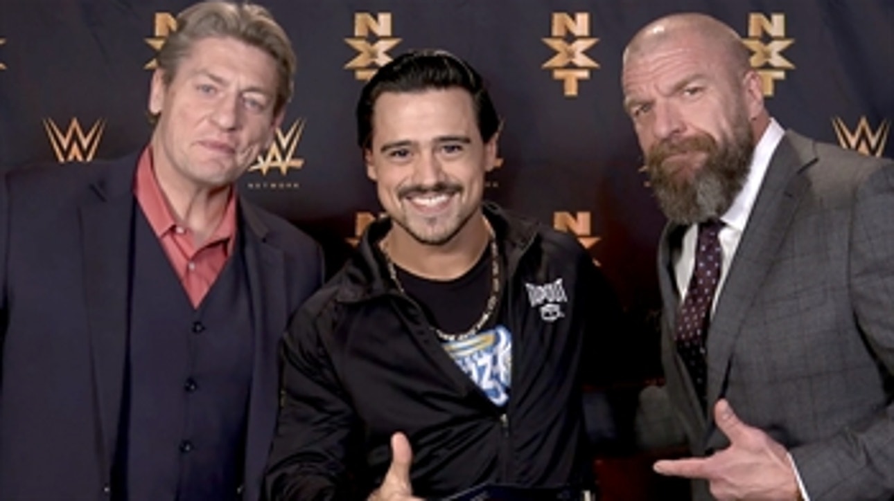 Triple H & William Regal present Angel Garza with a new NXT Cruiserweight Title: WWE.com Exclusive, Jan. 25, 2020