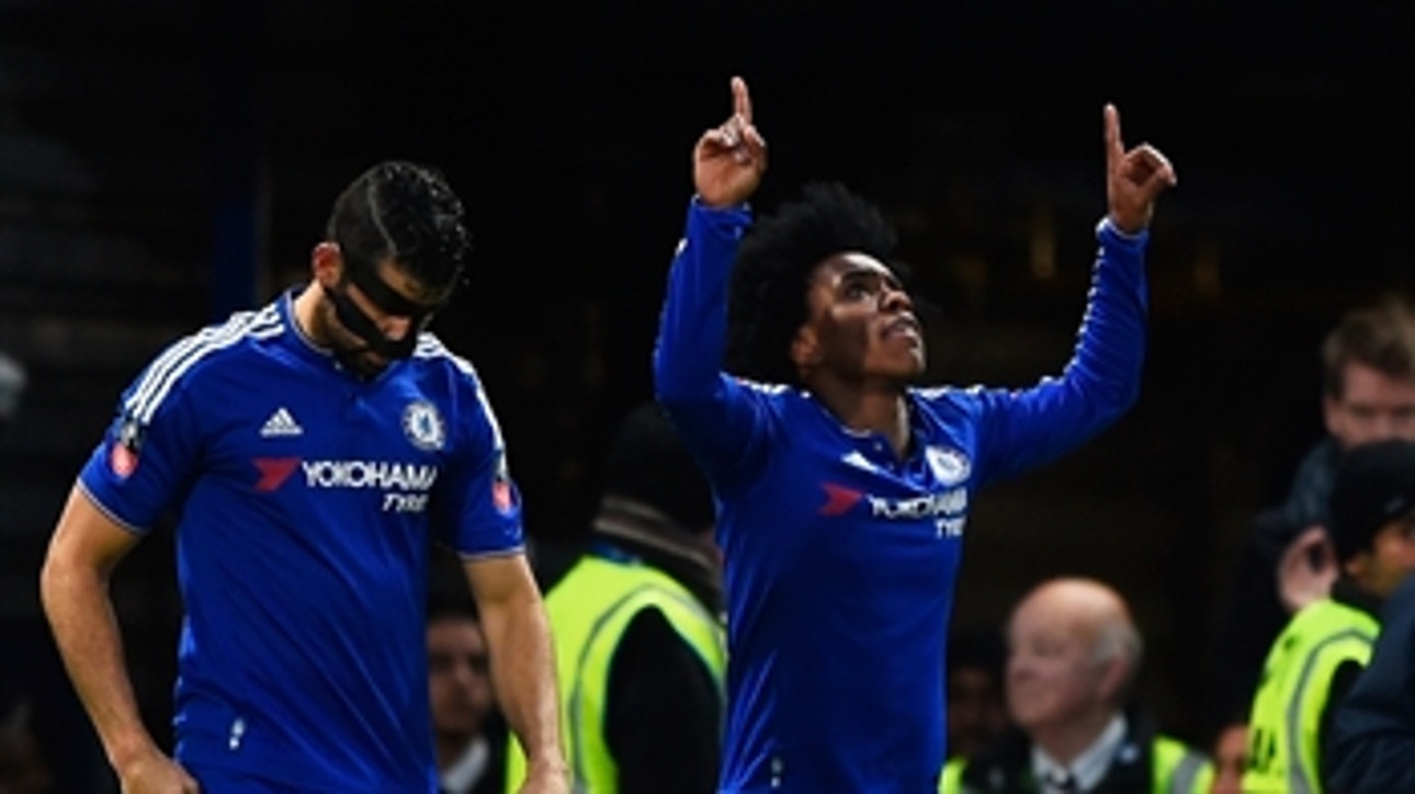 Willian restores Chelsea advantage over Manchester City ' 2015-16 FA Cup Highlights