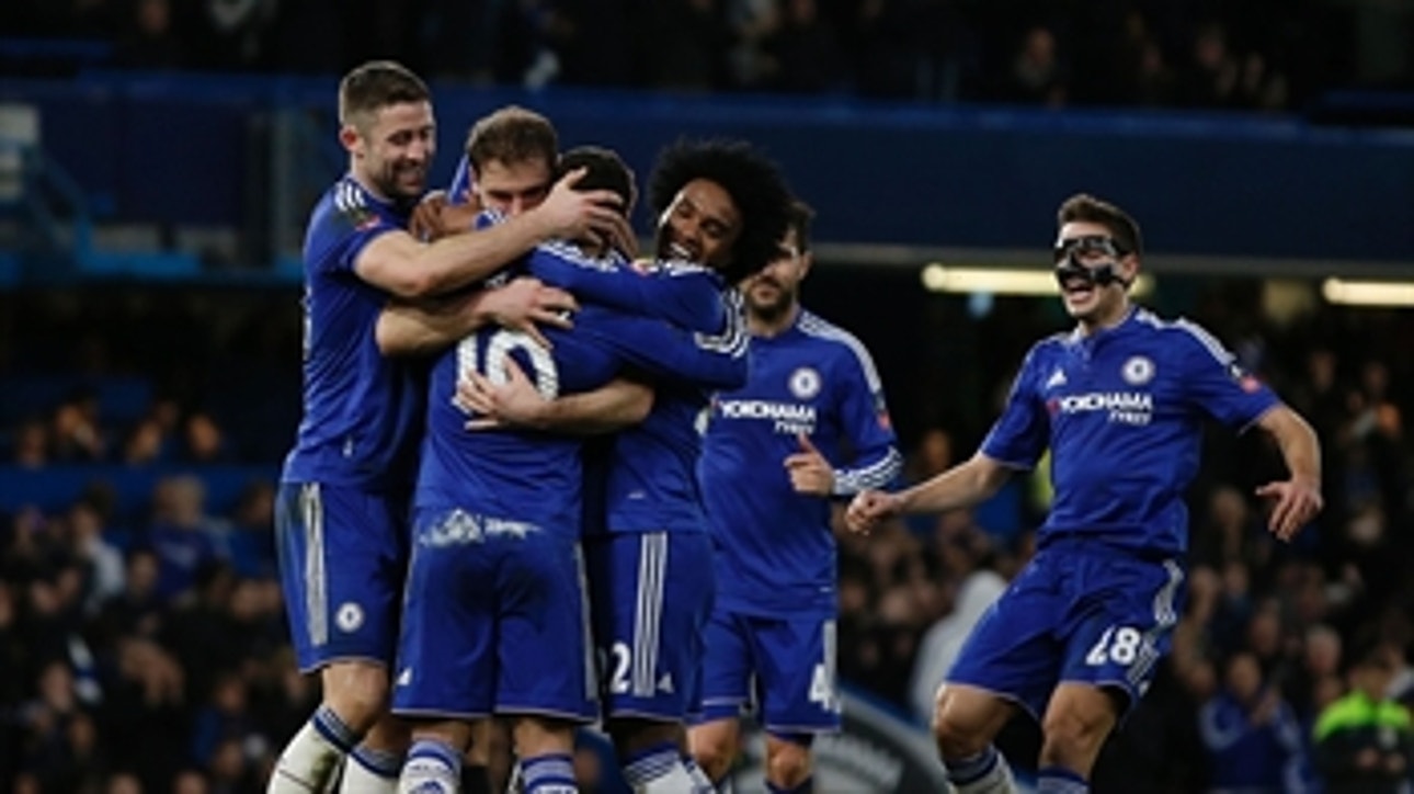 Hazard free kick extends Chelsea lead vs. Manchester City ' 2015-16 FA Cup Highlights