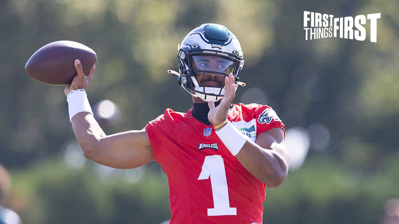 Chris Broussard on Eagles' QB Jalen Hurts: 'this is his job to lose' I FIRST THINGS FIRST