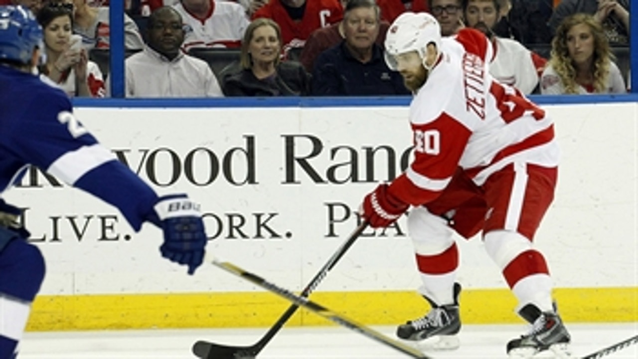 Red Wings lose to Lightning, 3-1