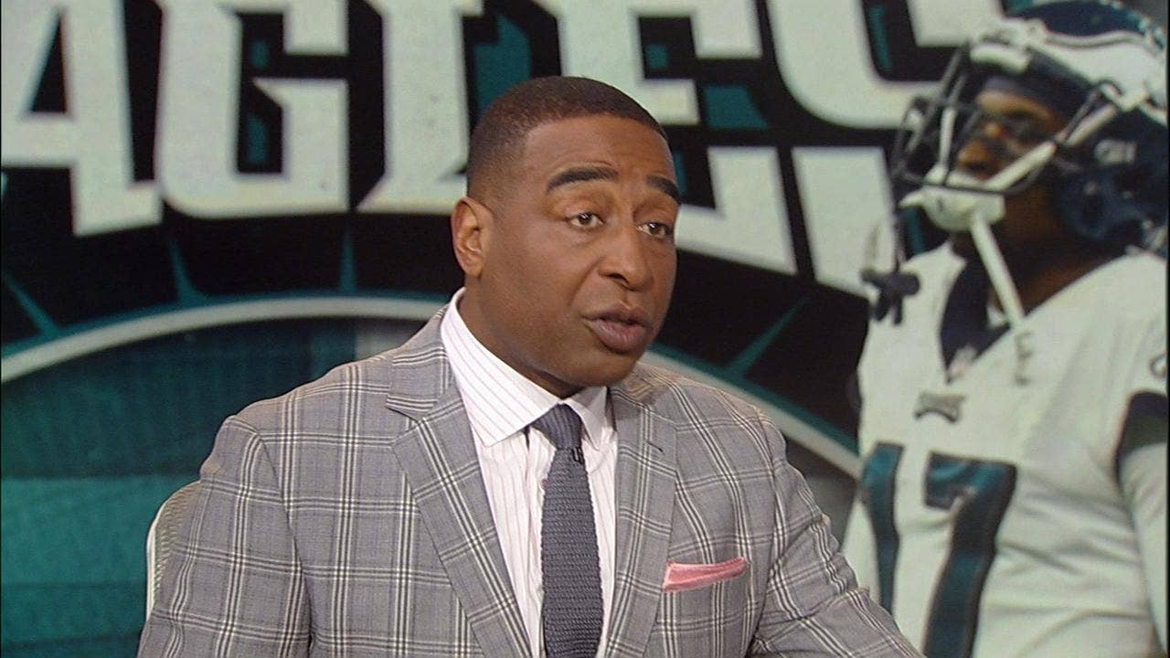 Cris Carter reacts to the Saints comeback win over the Foles, Eagles  ' NFL ' FIRST THINGS FIRST