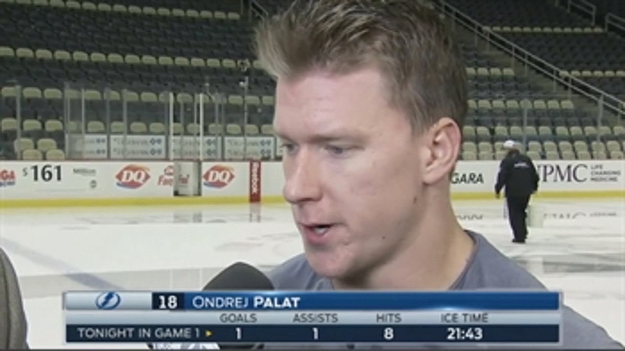 Ondrej Palat happy with Lightning's pressure in Game 1