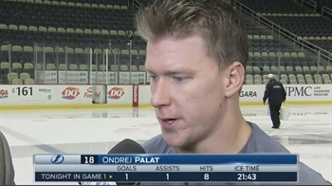 Ondrej Palat happy with Lightning's pressure in Game 1