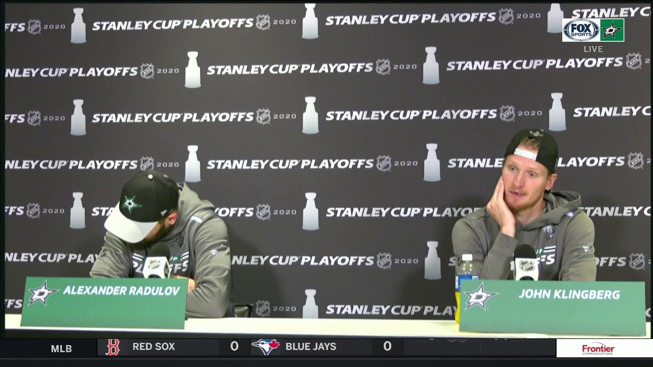 Alexander Radulov and John Klingberg talk Stars Game 7 Win