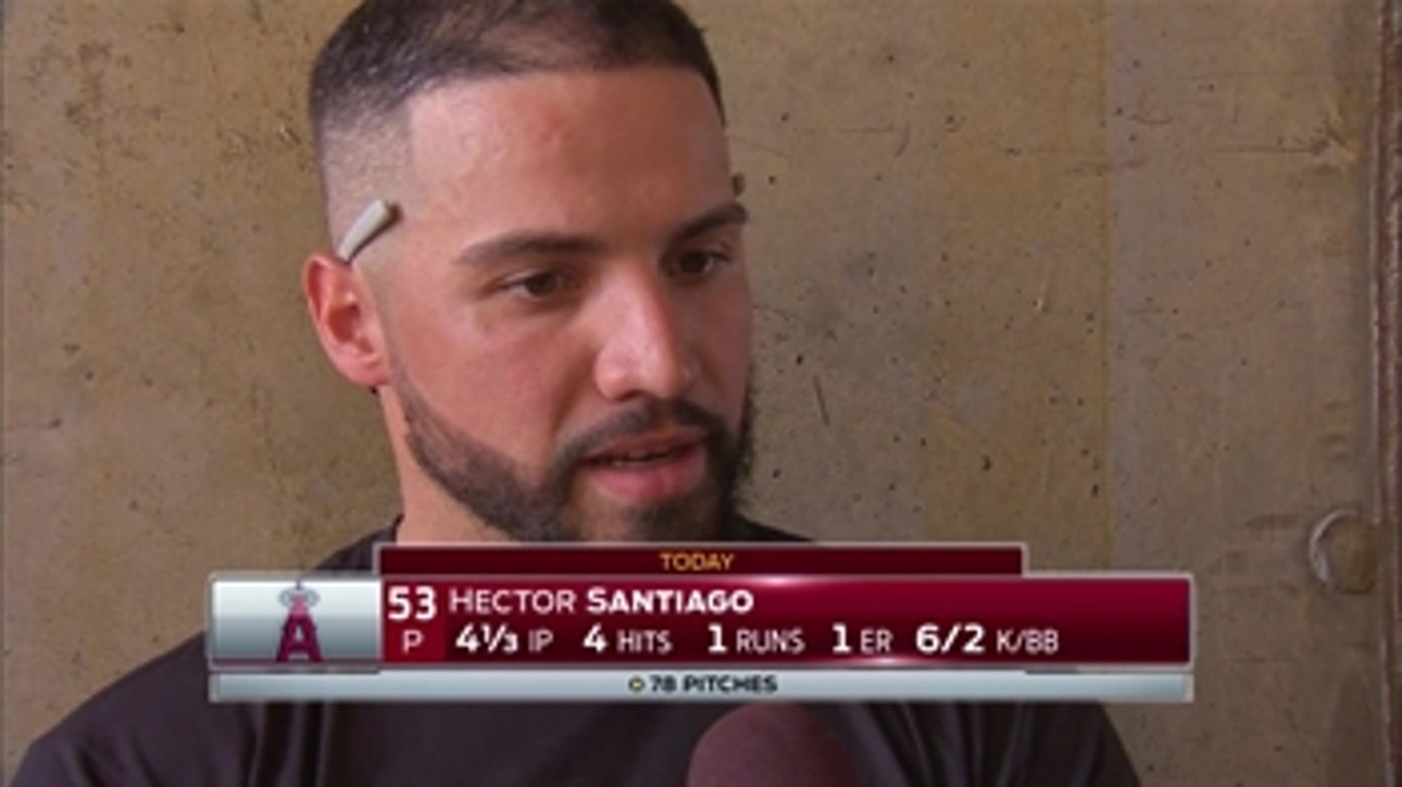 Hector Santiago after Thursday's outing: Everything was working