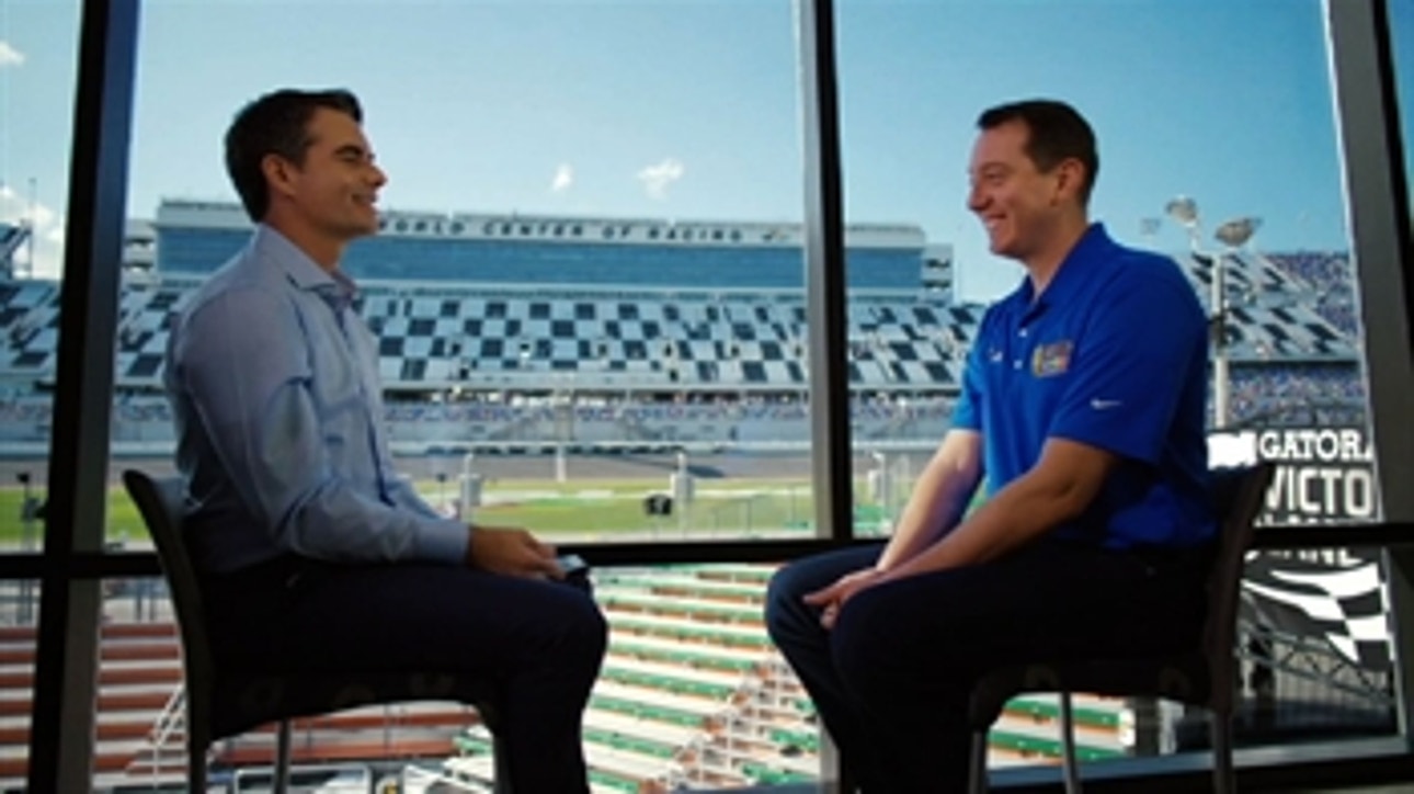 Kyle Busch 1-on-1 with Jeff Gordon