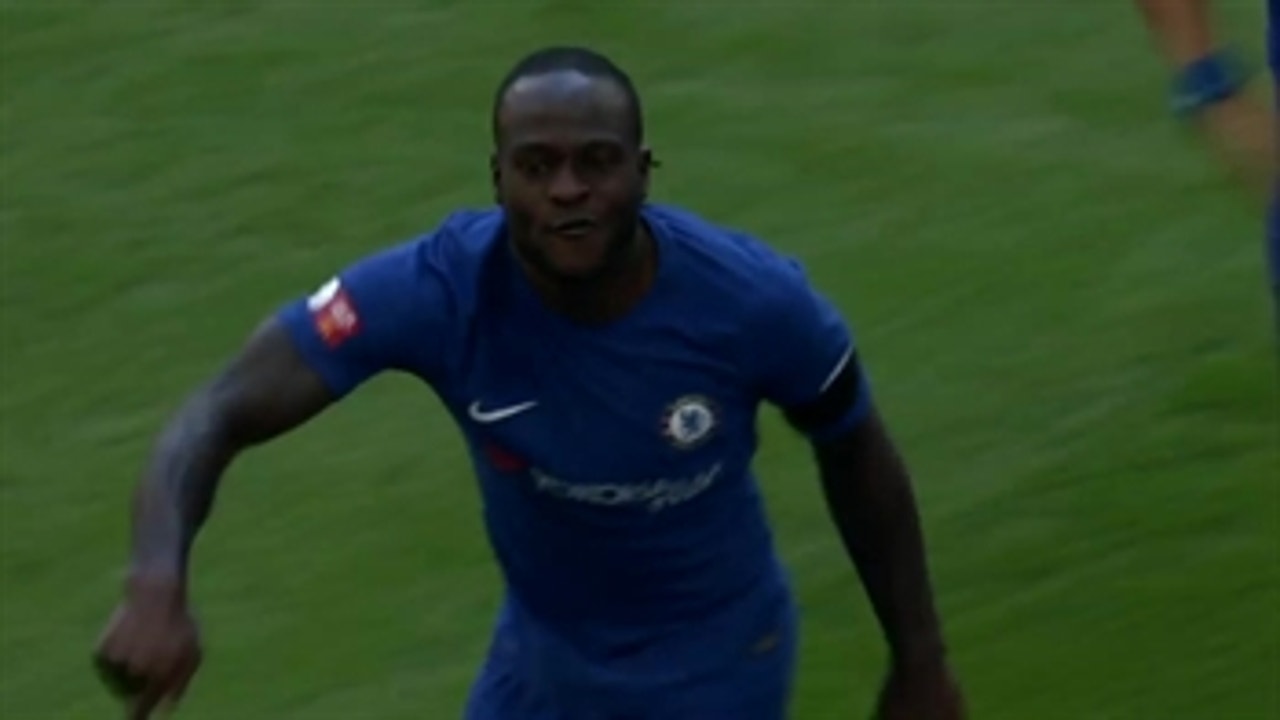 Victor Moses strikes first for Chelsea ' 2017 FA Community Shield Highlights