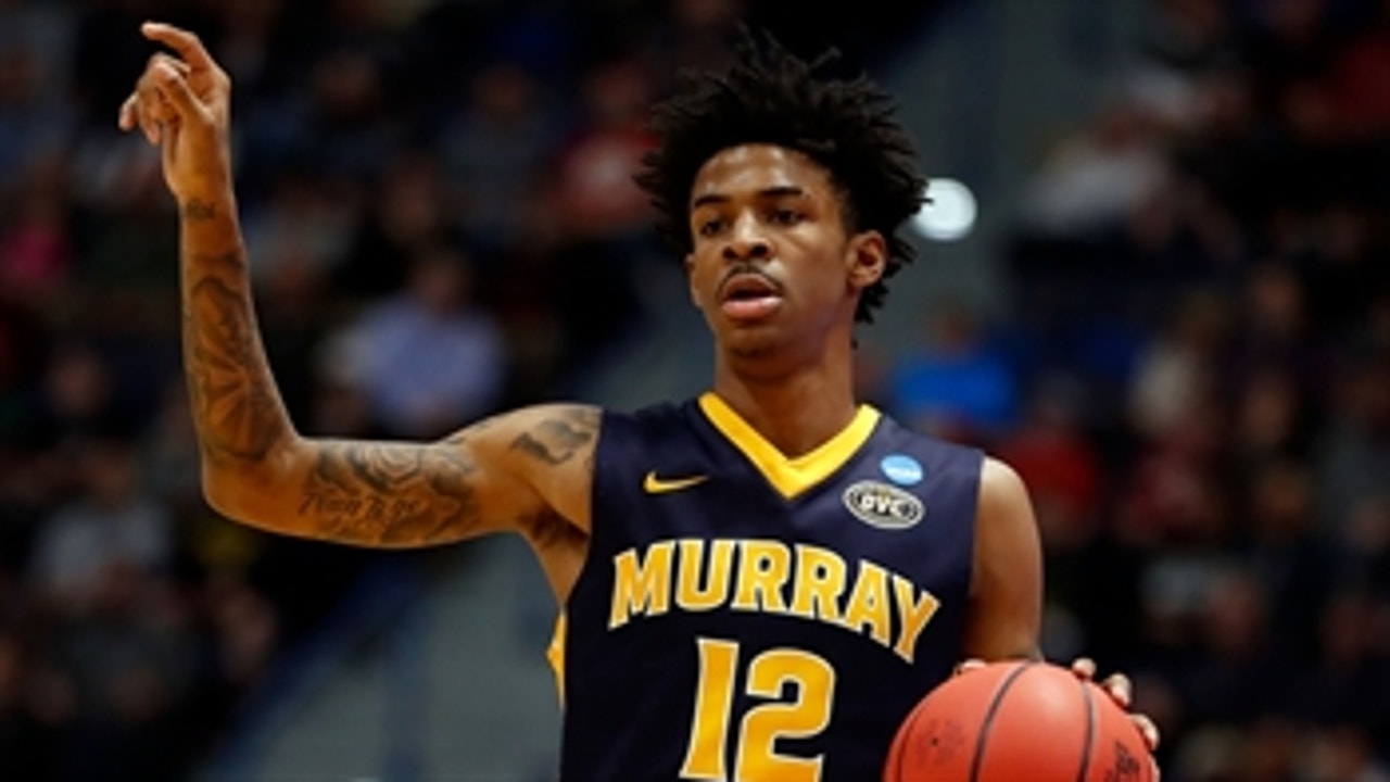 Cris Carter and Nick Wright impressed with Ja Morant's triple-double in Murray State's upset over Marquette
