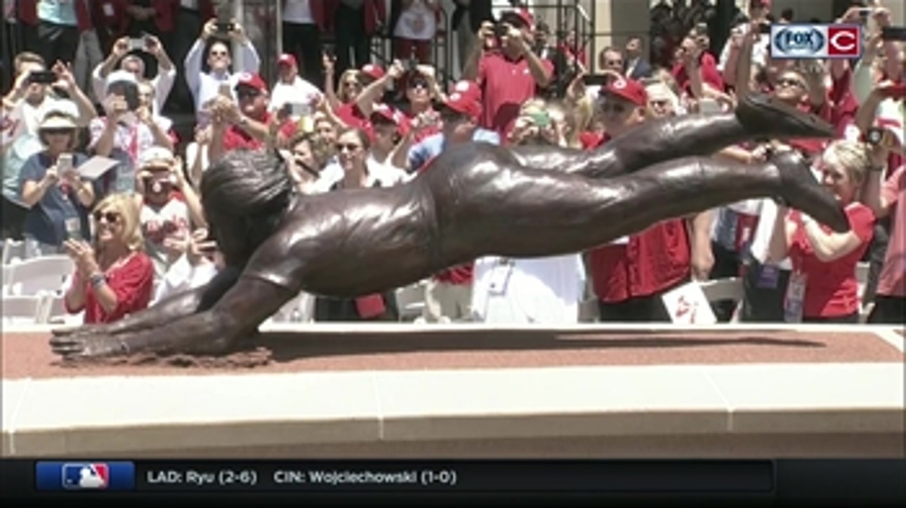Cincinnati Reds unveil Pete Rose statue at Great American Ball Park