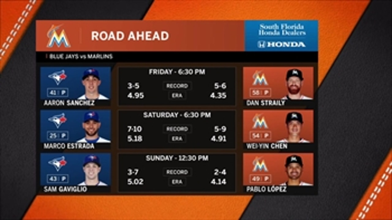 Dan Straily gets the call as Marlins open up homestand vs. Blue Jays