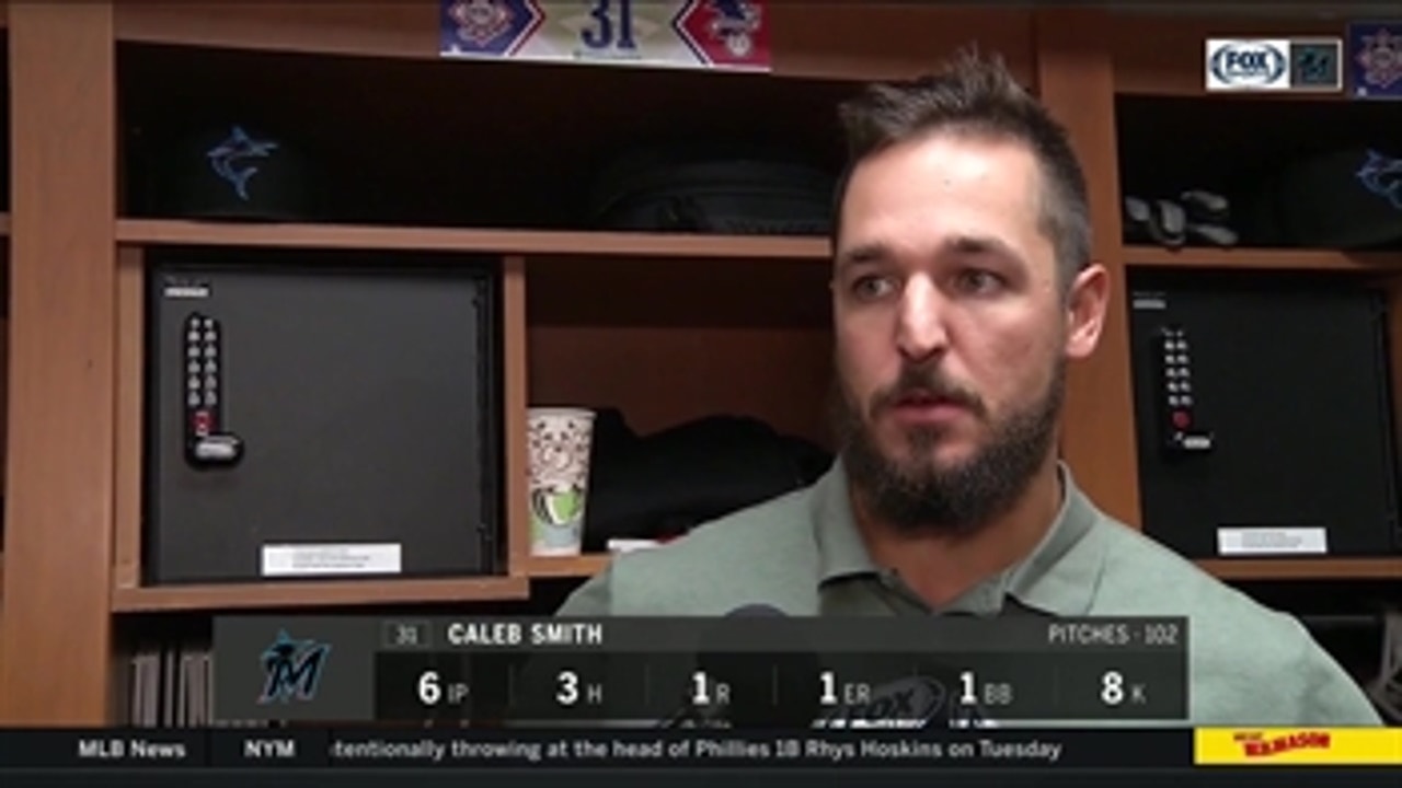 Caleb Smith on his change-ups and sliders: ' Later in the game, I started to dial those in'