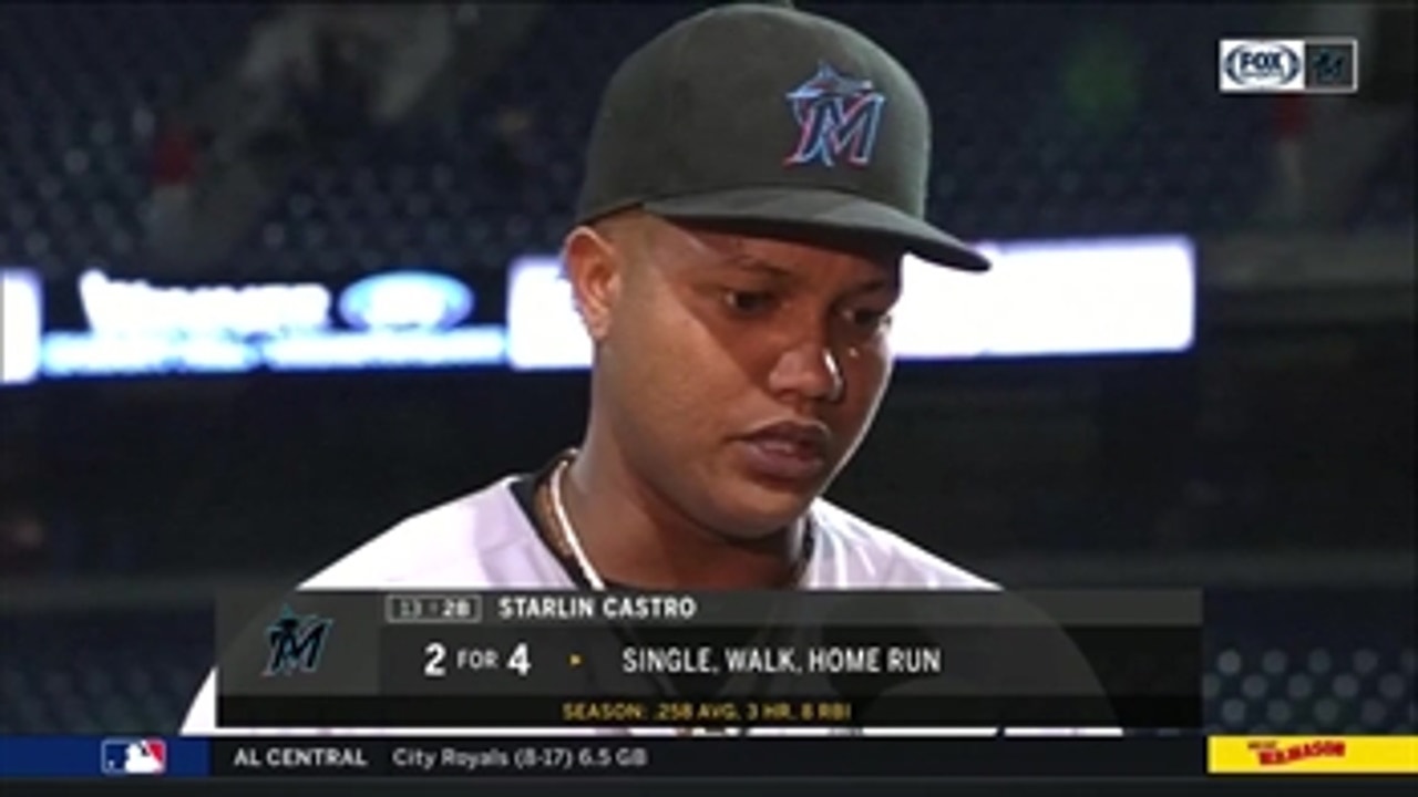 Starlin Castro reflects on his 2-run game winning homer over Phillies