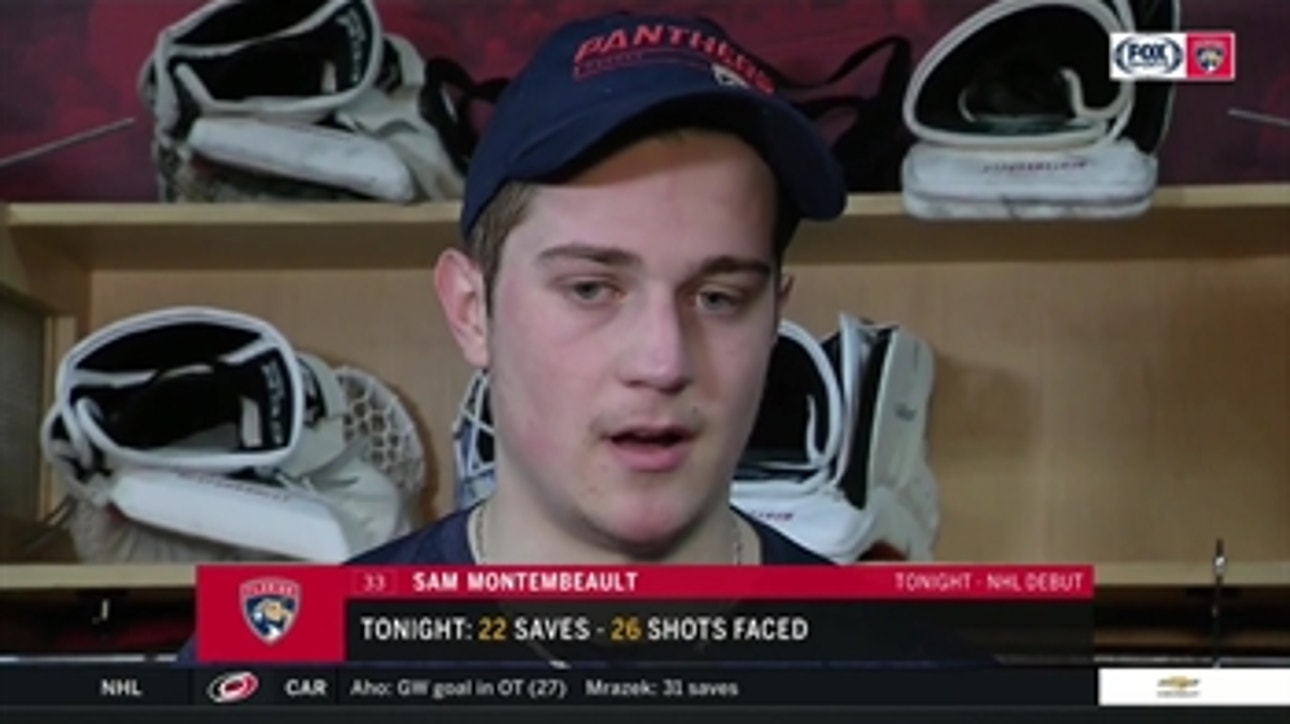 Sam Montembeault on his NHL debut: I got drafted in this building; this is special for me