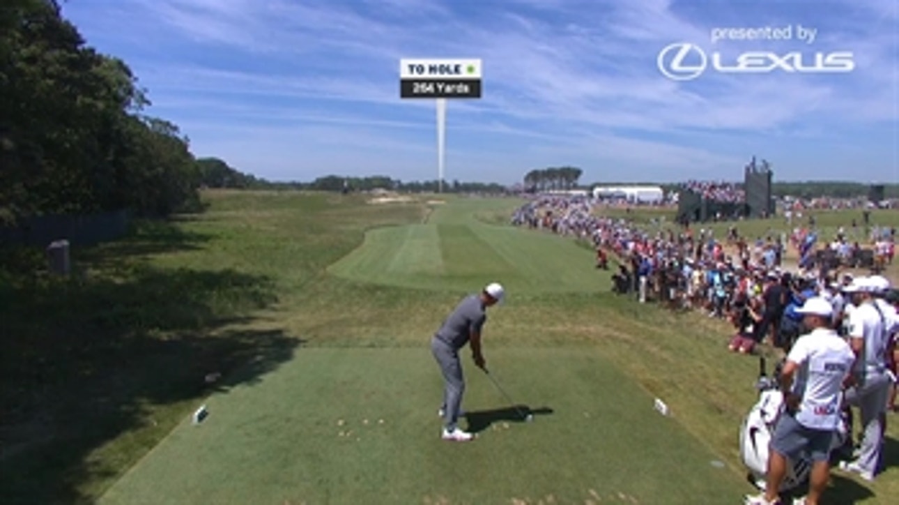 Brooks Koepka Takes the Lead With This Birdie on No. 2