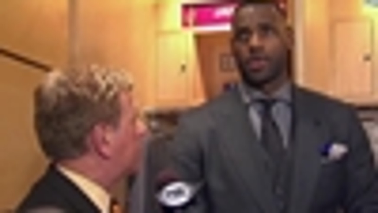 LeBron James discusses officiating, looks ahead to Warriors after win vs. Knicks