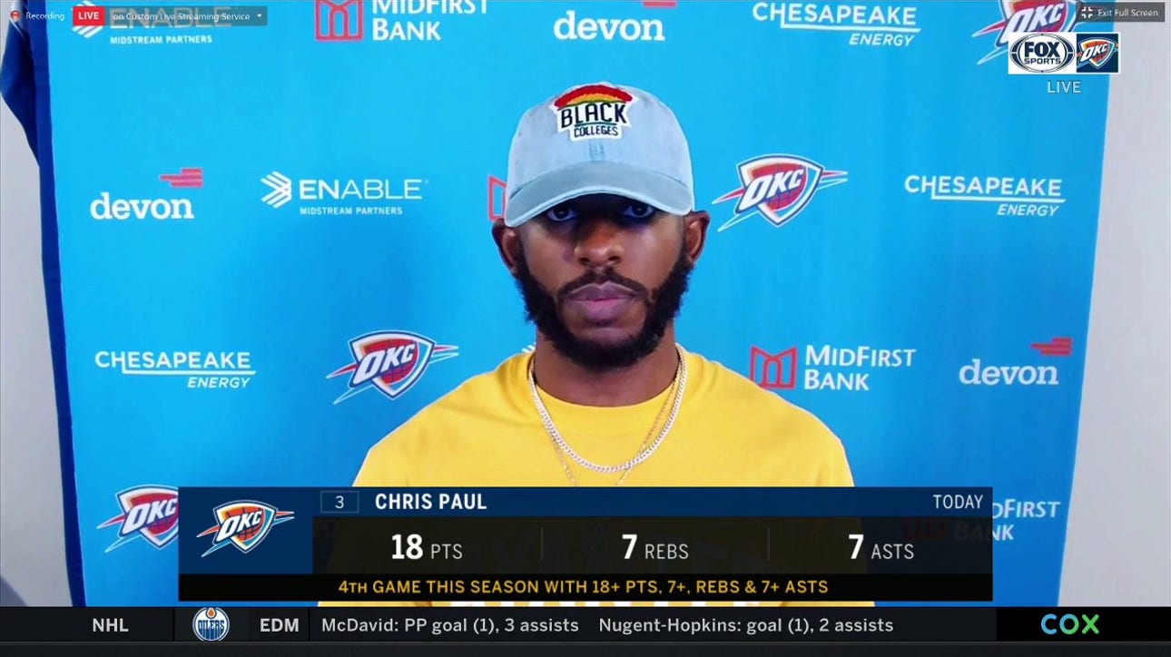 Chris Paul on Restarting the Season vs. the Utah Jazz, Getitng the Win