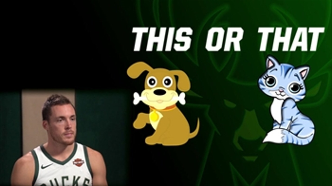 This or That with Bucks guard Pat Connaughton