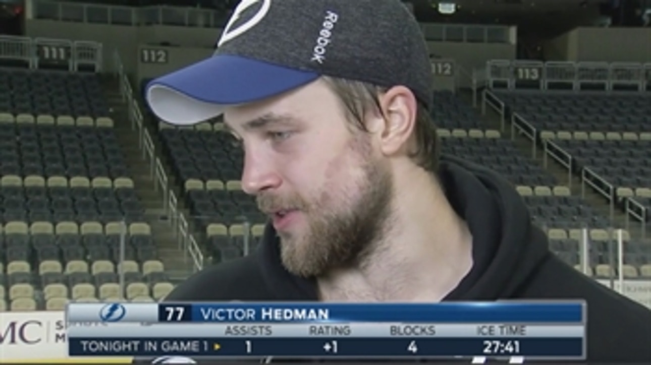 Victor Hedman: We wanted to get this win for Ben Bishop