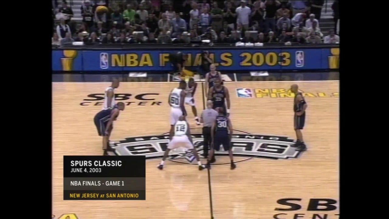 WATCH: Nets vs. Spurs Tip-Off on June 4, 2003 ' Spurs CLASSICS