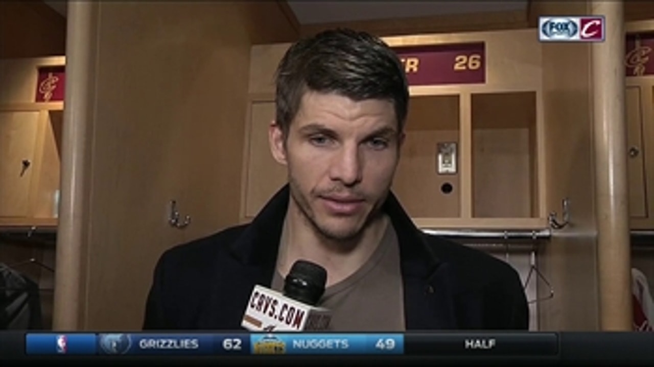 Kyle Korver's not worried about outside noise while getting acclimated to Cavs