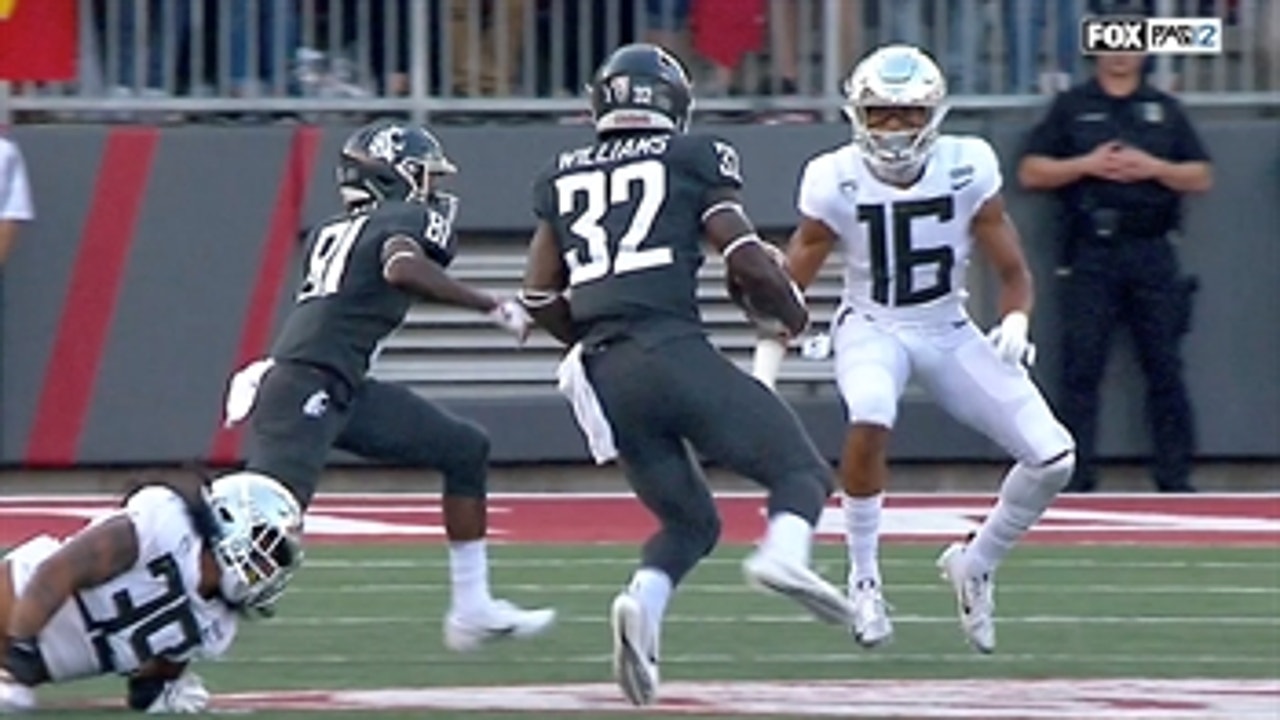 James Williams scores mind-boggling touchdown to give Washington State early lead