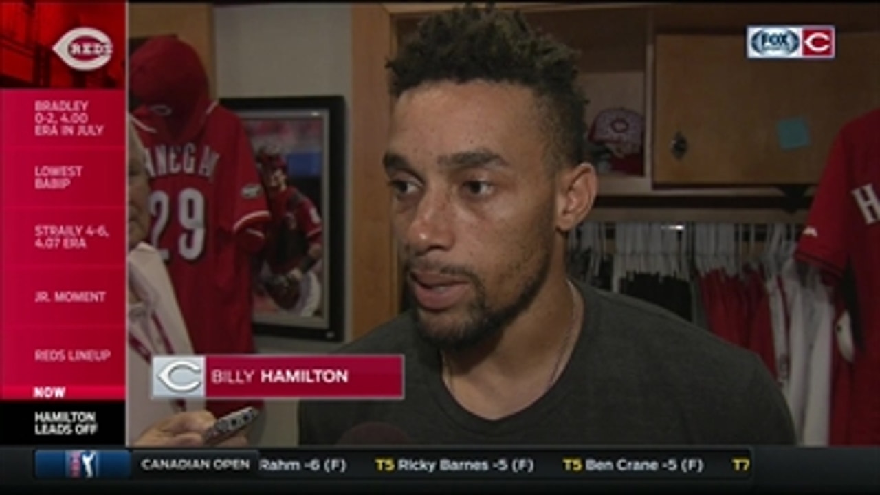 Billy Hamilton is happy to be leading off again