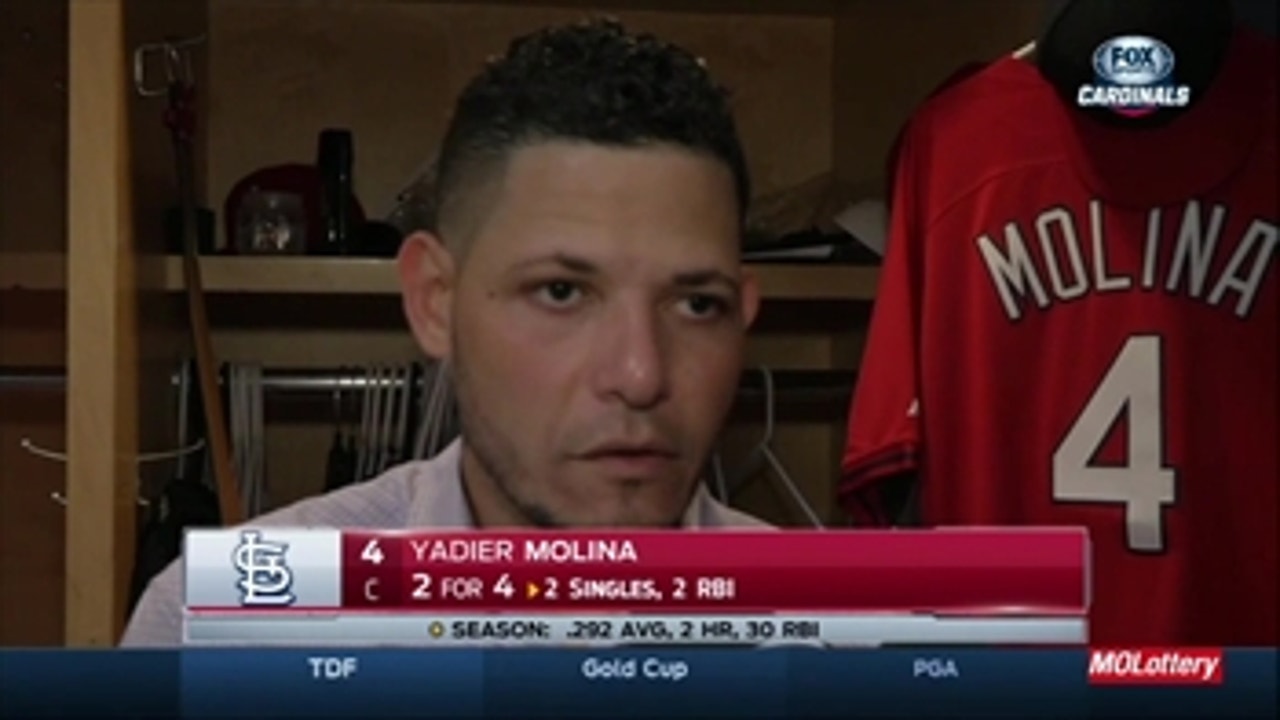 Yadi has a good view of #VoteTsunami's prowess