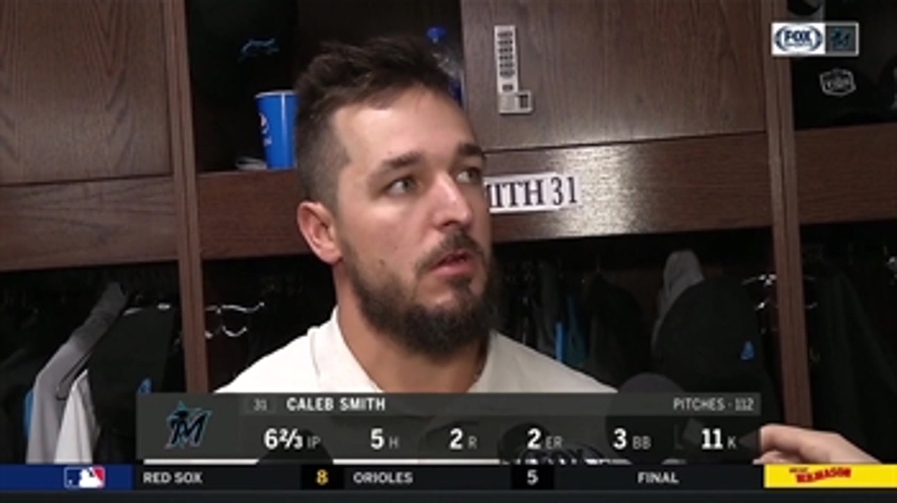 Caleb Smith on his career-high 11 K's: "I just went out there and battled"