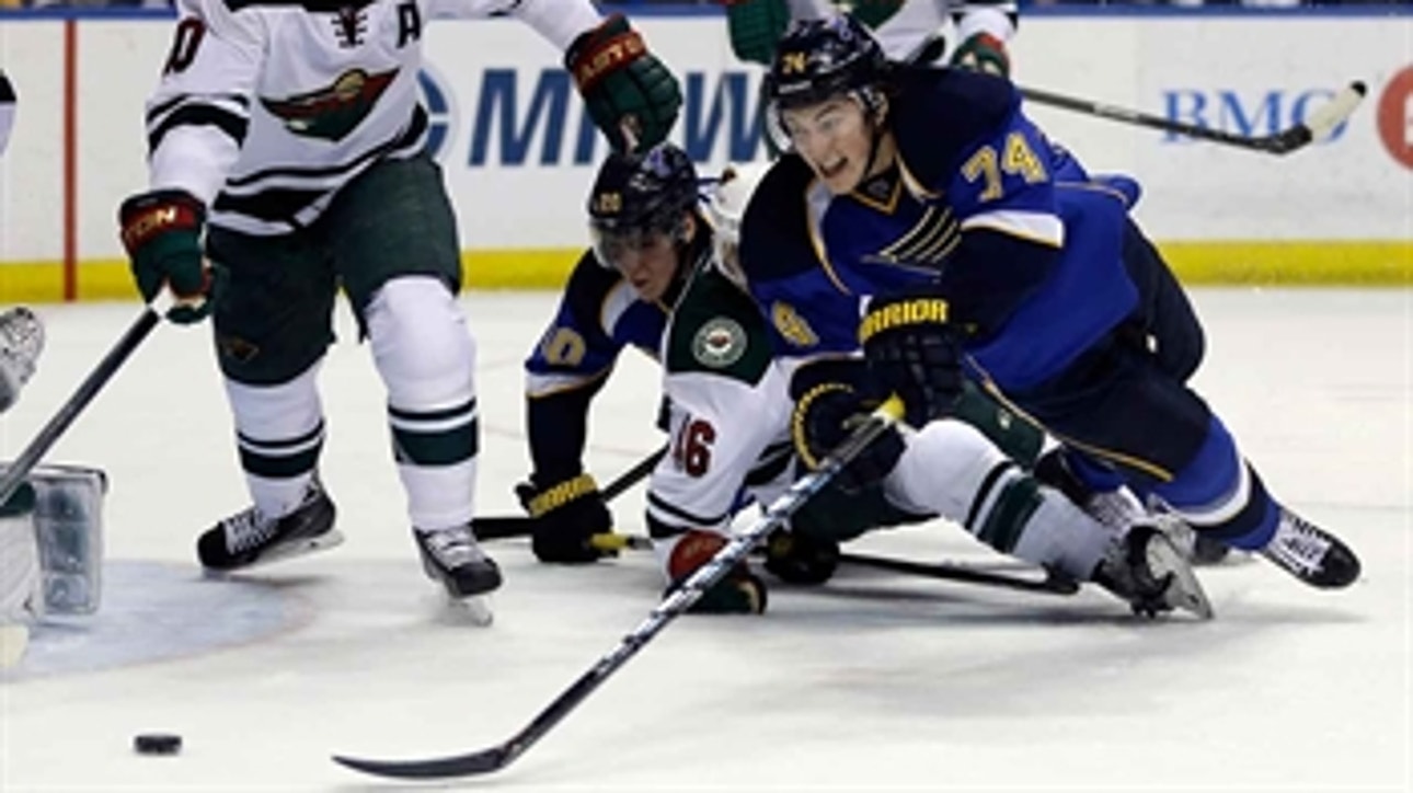 Oshie nets hat trick in Blues' win over Wild