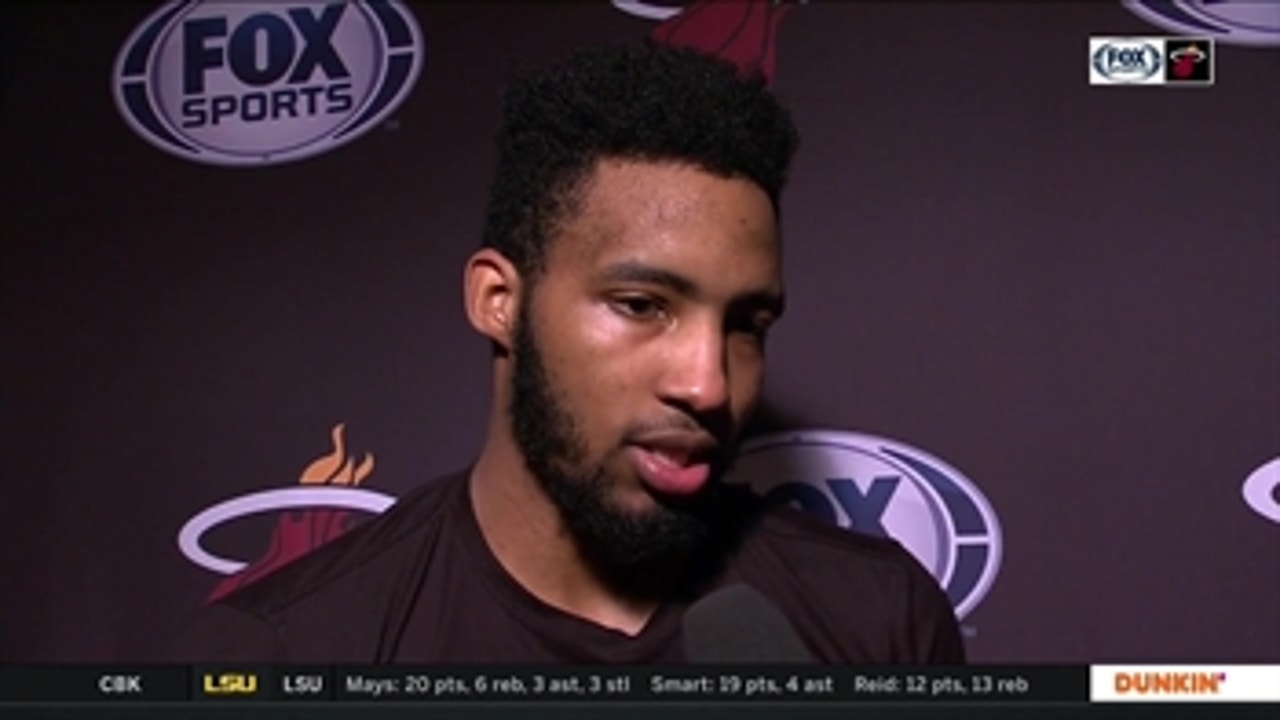 Derrick Jones Jr. on how his teammates' support has helped him take his game to another level