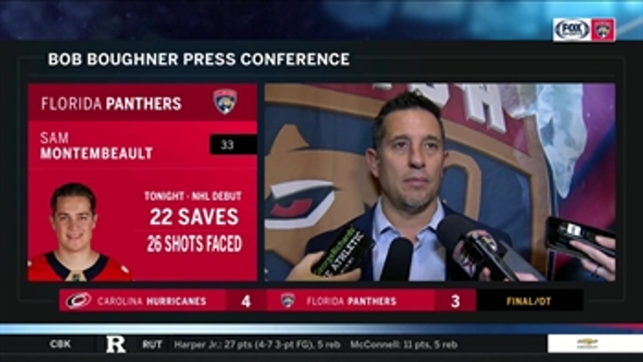 Bob Boughner: We had many chances to win, this is a little tough to swallow