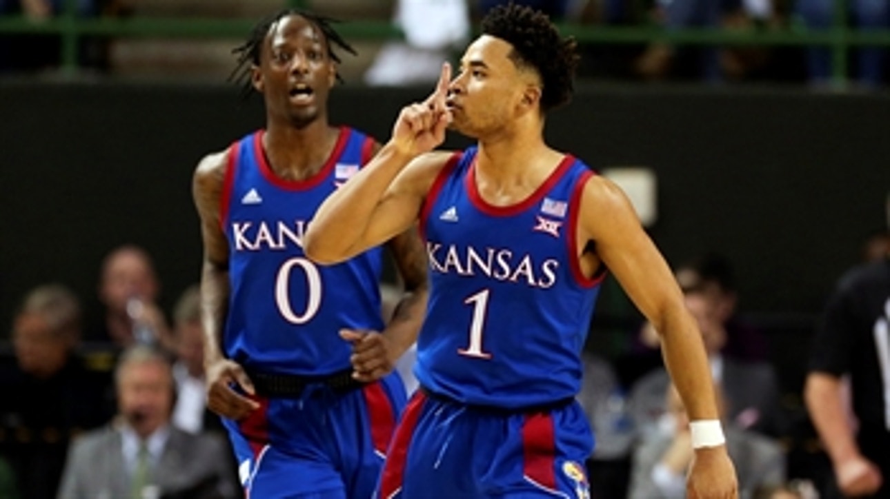 No. 3 Kansas ends No. 1 Baylor's 23-game winning streak with narrow 64-61 victory