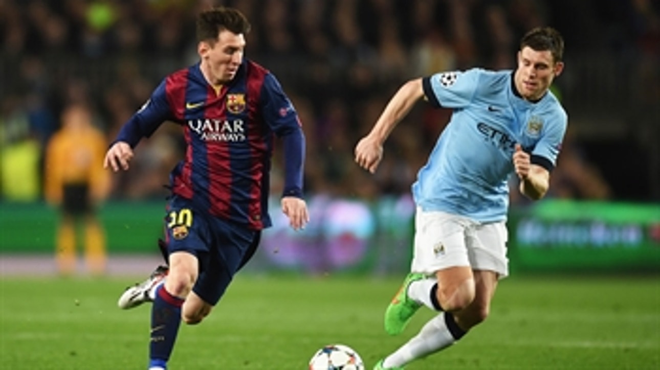 Messi gets Milner with dirty nutmeg, Guardiola reacts