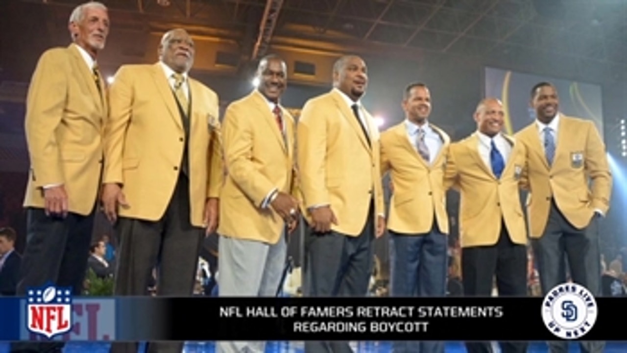 NFL Hall of Famers retract statement on boycotts