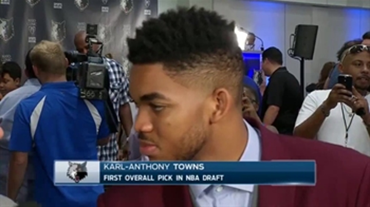 Interview with Wolves top pick Karl-Anthony Towns