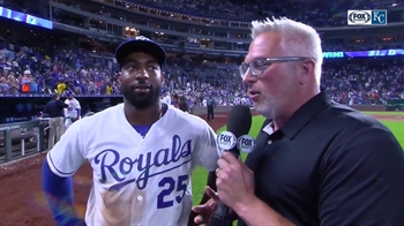 Brian Goodwin after first win with Royals: 'This team seems to have great energy'