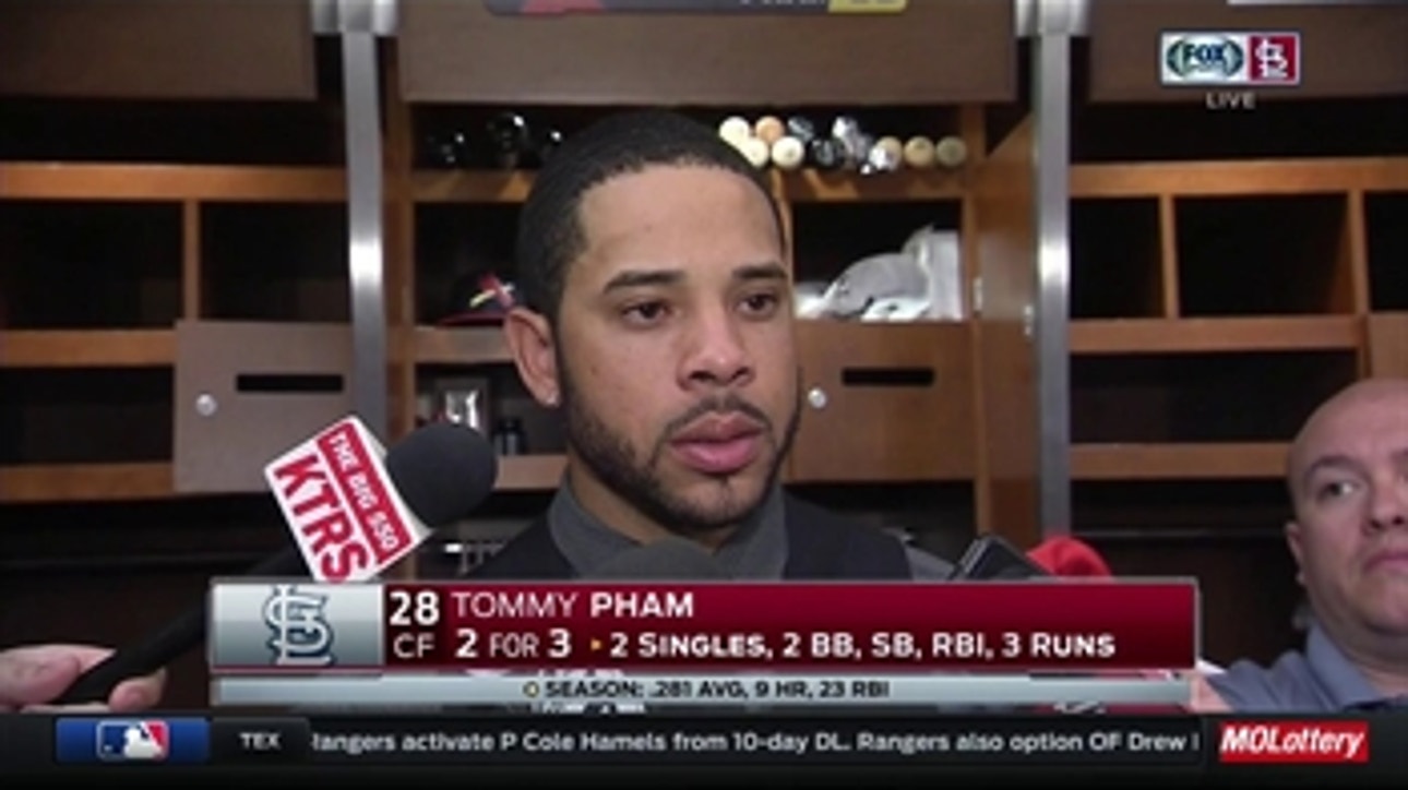 Pham on his great hustle play: 'I kind of deked him'