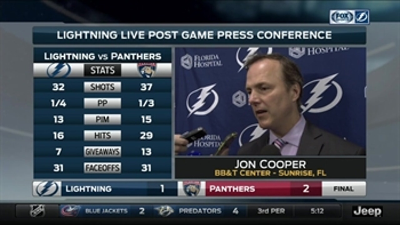 Jon Cooper: 'We need to find a way to win games'