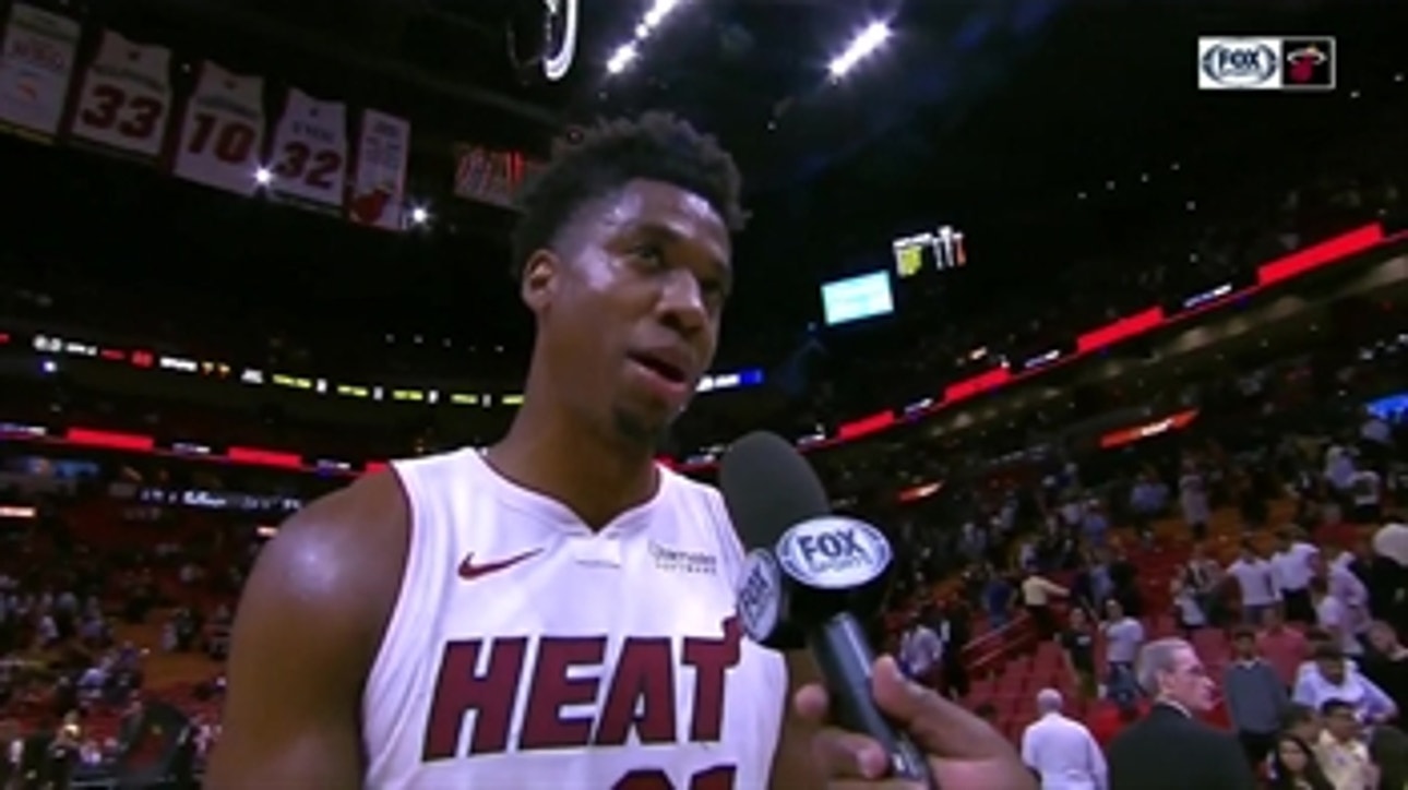 Hassan Whiteside on near triple double, snapping losing streak to Spurs